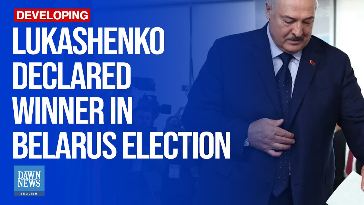 Putin Ally Lukashenko Declared Winner In Belarus Election | Dawn News English