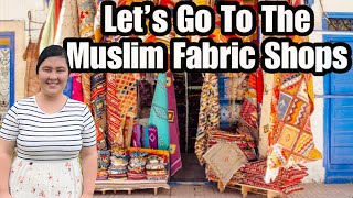 Let’s Go To The Muslim Fabric Shops | Shopping | Material | Dress | Vlog | Sylvia And Koree Bichanga