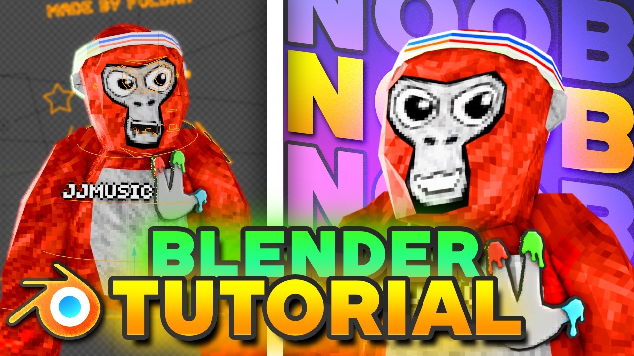 How make a Gorilla Tag Thumbnail - YouTube