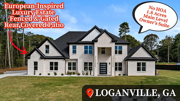 Living In Loganville, GA | European-Inspired Luxury Estate | No HOA | Home Tour | Atlanta New Homes