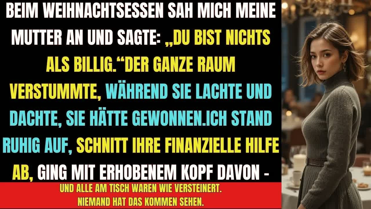 Meine Mutter demütigte mich vor der ganzen Familie…sie hatte keine Ahnung, was ich gleich tun wü
