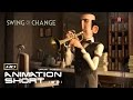 Cgi 3d animated short film swing of change musical animation by esma