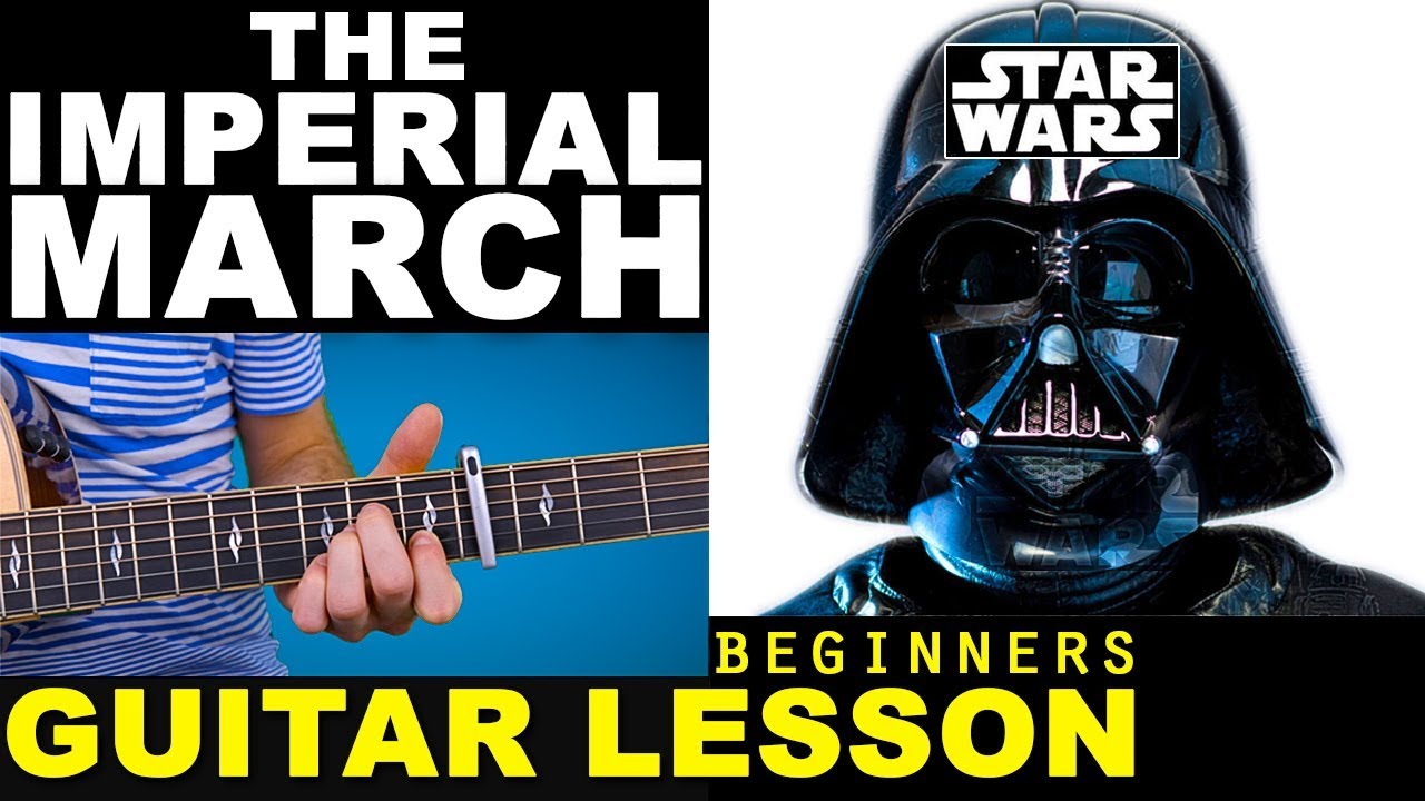 Learn how to play "Star Wars" The Imperial March Easy Guitar Lesson