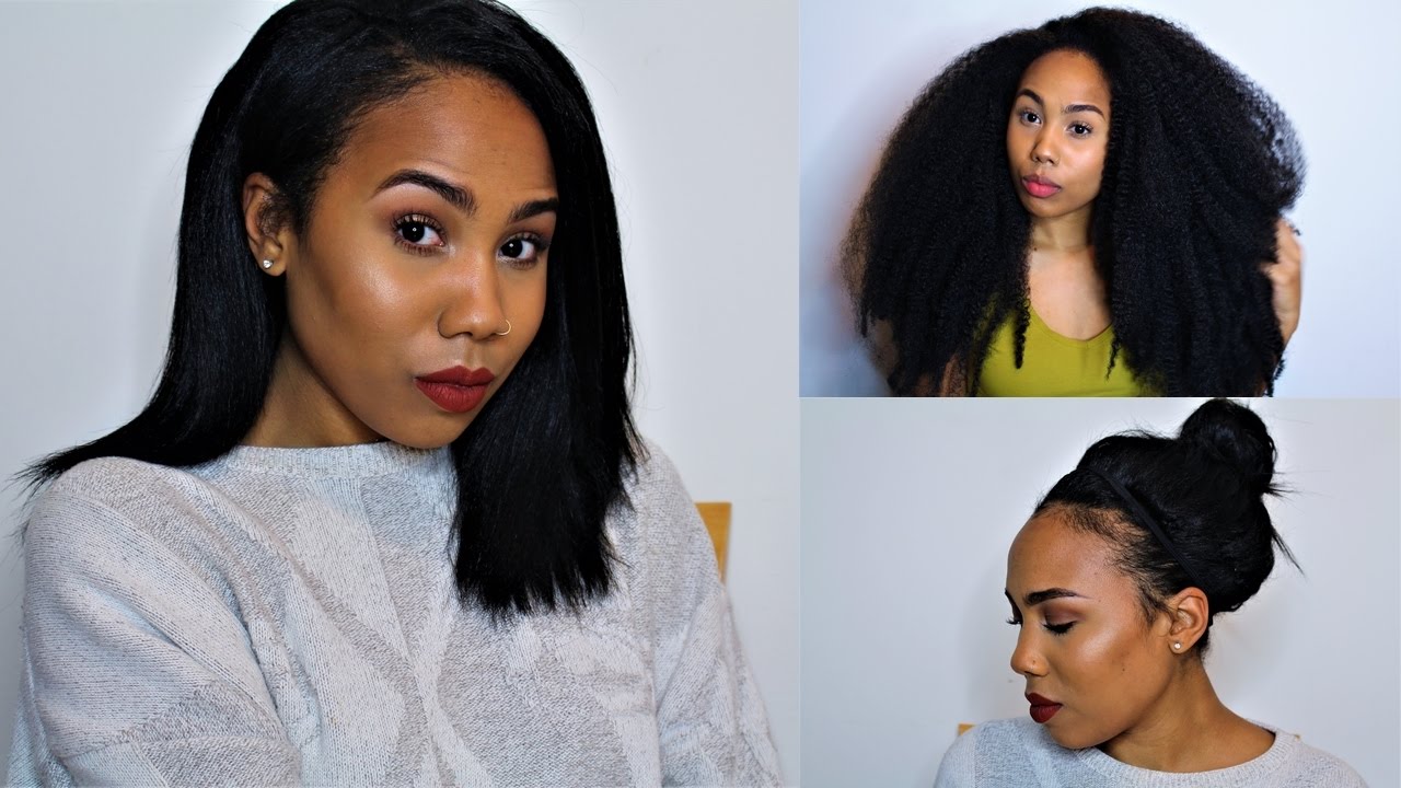 How To Natural Looking Crochet Braids Install Straighten