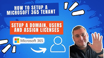 Hoe u een tenant instelt, een domein toewijst en gebruikers met licenties aanmaakt in Microsoft 365