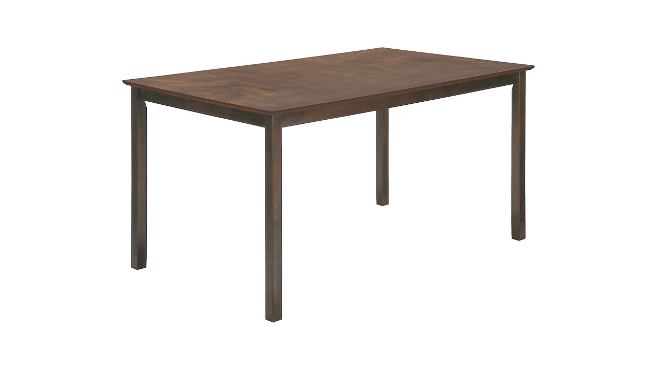 I 1302 Dining Table 36"X 60" / Espresso Monarch Specialties YouTube