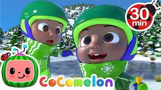 codys sliping and sliding winter ski song singalong with cody cocomelon kids songs