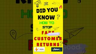 Stop Fake Customer Returns #amazon