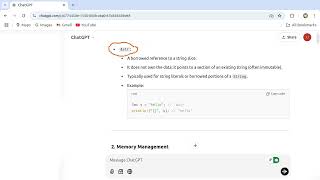 Use ChatGPT to Learn Rust: String vs. &str