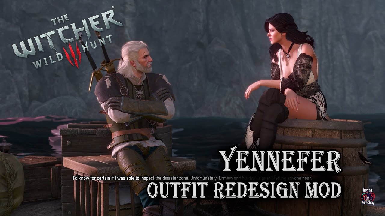 The Witcher 3 - Yennefer Outfit Redesign Mod - YouTube