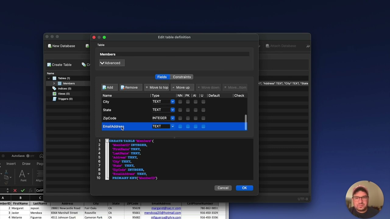 Database Guided Project 1: Creating a Table in DB Browser for SQLite