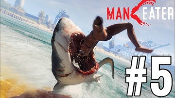 Maneater Gameplay Walkthrough Part 5 - ADULT SHARK!