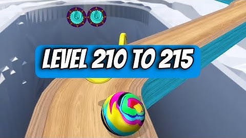 Going Balls SpeedRun Gameplay. Level 210 - 215.