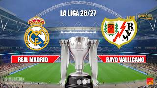 Real Madrid vs Rayo Vallecano | La Liga 2026/27 | Full Match Simulation Prediction Gameplay PES screenshot 2