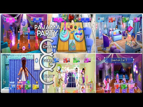 Charm Girls Club Pajama Party - nintendo wii minigames