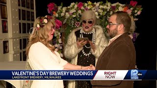 Lakefront Brewery hosts annual Valentine's Day vow renewals, weddings
