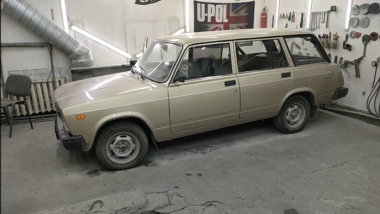 ВАЗ 2104 Подготовка, Покраска, Готово! - YouTube