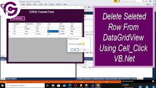 Delete Selected Row From DatagridView and Database in vb Net