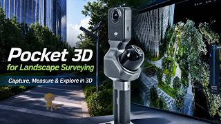 Pocket 3D Landscaping Survey | From 13-Minute Capture to Point Cloud, 3DGS & Measurement