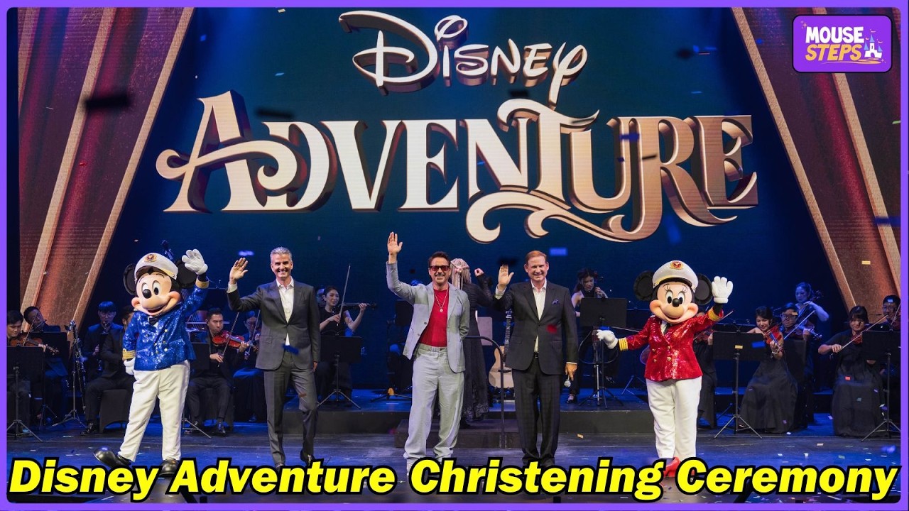 Disney Adventure Christening Ceremony with Godparent Robert Downey Jr. - Disney Cruise Line 2026