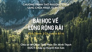 HTTL HÒA MỸ - Chương trình thờ phượng Chúa - 13/09/2020