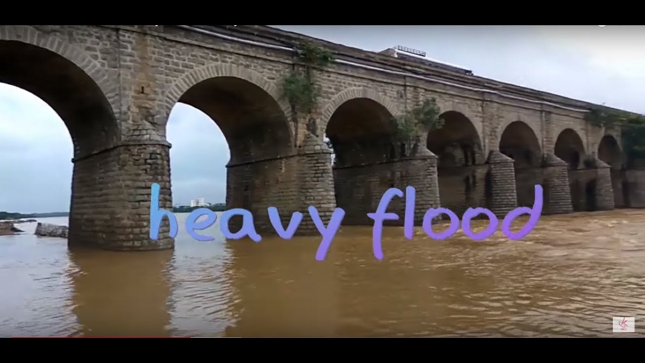 khammam Munneru Heavy Flood in rainy season || watch Every one - YouTube