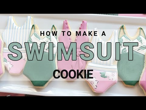How to Decorate Swimsuit Cookies