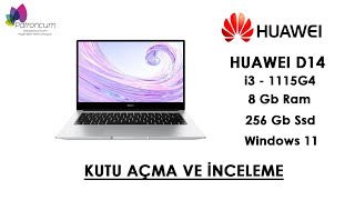 Huawei̇ Matebook D14 Kutu Açma Ve İnceleme - Ofi̇s Kullanicilari Buraya