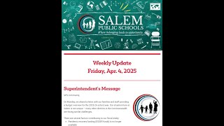 Salem Public Schools: How to Embed Smore Newsletters into a ParentSquare Message