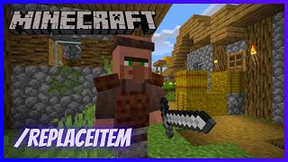Minecraft: How to use /replaceitem