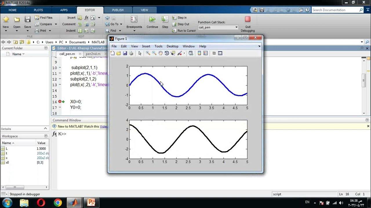 matlab-code-of-simple-pendulum-using-ode45-animation-youtube