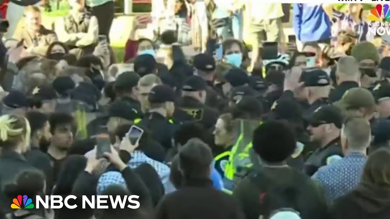 Police make arrests at UW-Madison during pro-Palestinian protests