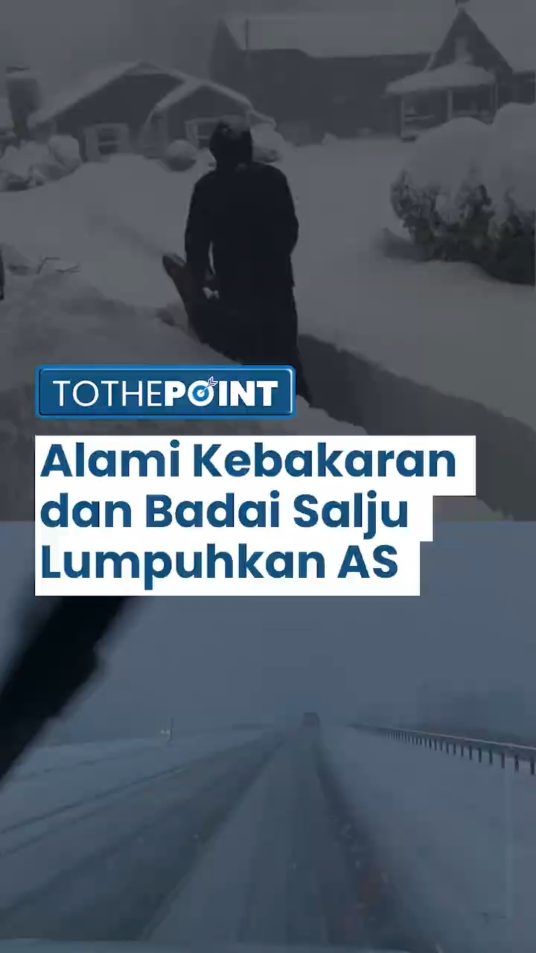 AS di Awal Tahun: Kebakaran \u0026 Badai Salju, Jalanan Licin dan Listrik Mati, Aktivitas Lumpuh Total