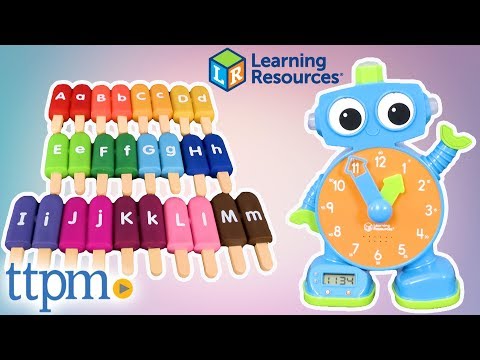Alpha Pops and Tock the Learning Clock from Learning Resources