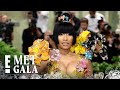 Nicki minaj blooms in multicolored flower dress  2024 met gala