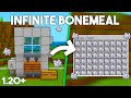 BEST 1.20 AUTOMATIC BONEMEAL FARM TUTORIAL in Minecraft Bedrock (MCPE/Xbox/PS4/Switch/PC)