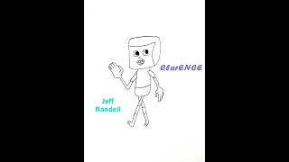 How To Draw Jeff Randell From Clarence Animation Step By Step
