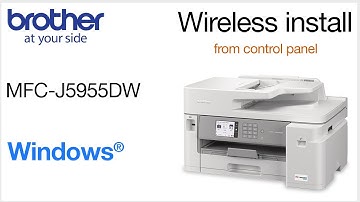 MFCJ5955W set up wireless with WPS - Windows