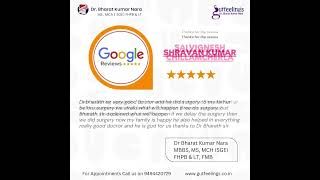 Thank you for sharing your Experience wish you good health & happiness Bharat Nara googlereviews