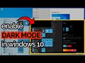 2 ways to enable dark theme mode in windows 10  tecwala