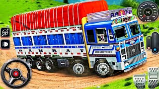 Indian Cargo Truck Ashok Lorry Driving - Offroad Truck Driver Simulator - Android GamePlay screenshot 5