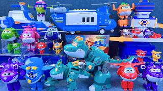 27-minute of satisfying unboxing, cool Super Wings Space Base Set Series ASMR | Review Toys