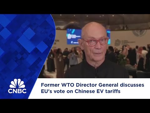 Former WTO Director General discusses EU's vote on Chinese EV tariffs Episode cover