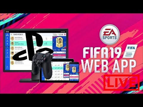 FIFA 19 WEB APP! (PS4 Account - getting a feel for the game)