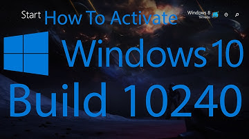 How To Activate Windows 10 Pro Build 10240 RTM.
