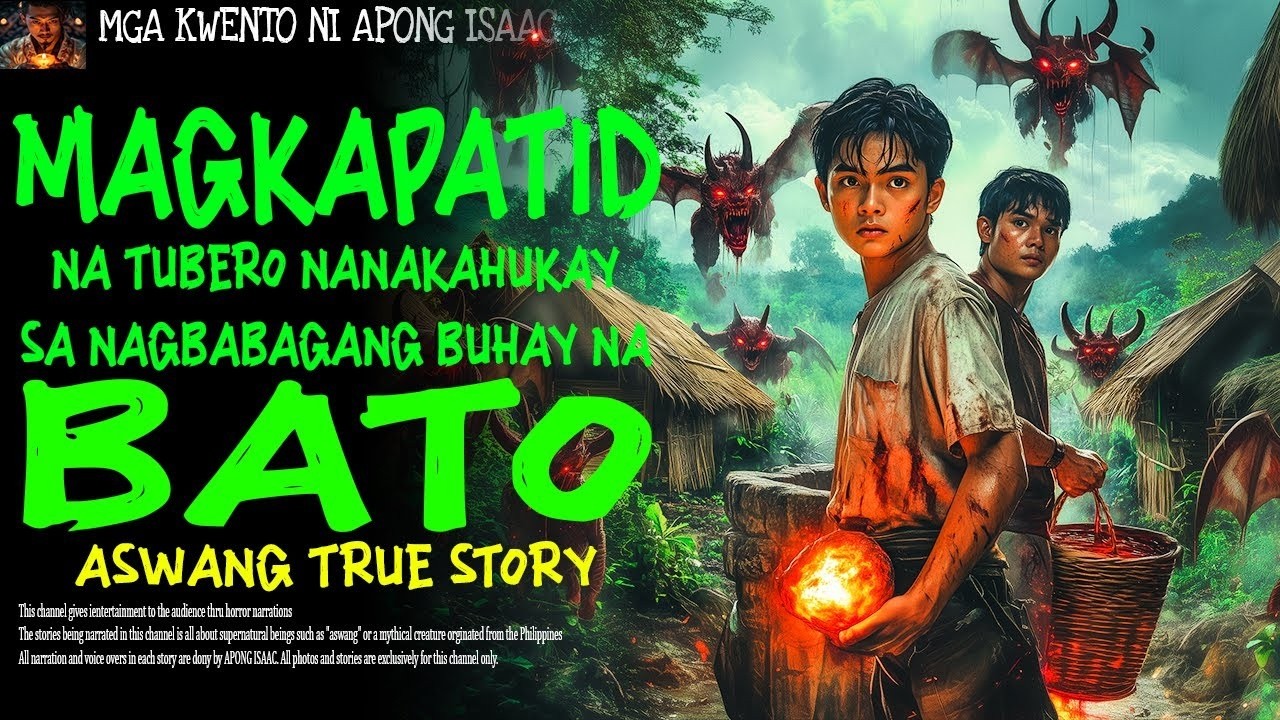 MAGKAPATID NA TUBERO NA NAKAHUKAY SA NAGBABAGANG BUHAY NA BATO | Kwentong Aswang | True Story