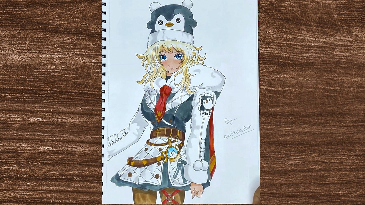 Drawing Anime Character part 2 (Day 5)