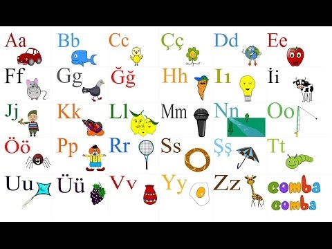 Çocuklar için Türkçe Alfabe - Turkish Alphabet for Children