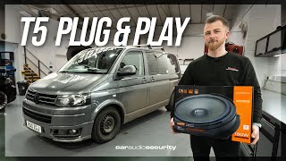 Vw Transporter T5 Speaker Upgrade Using Powerbass Oe83T5-Vw Car Audio Security