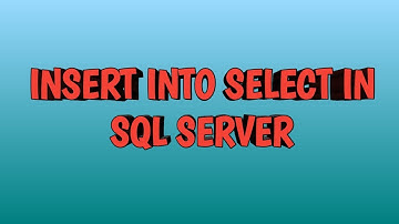 INSERT INTO SELECT in sql server | By SQL Training | By SQL